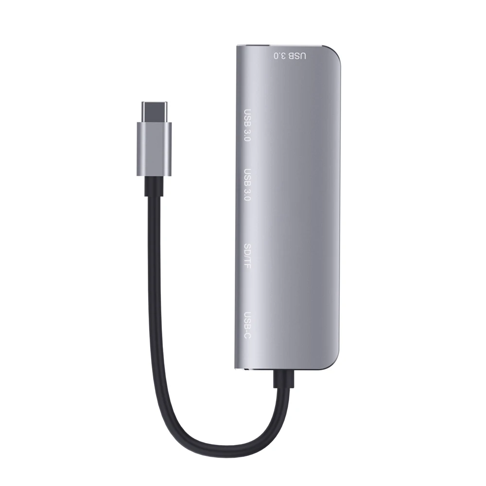 USB Hub type-c многофункциональная док-станция USB для USB 3,0x3 SD TF кардридер+ PD зарядное устройство 4K HDMi Ugreen 30hz концентратор для мульти