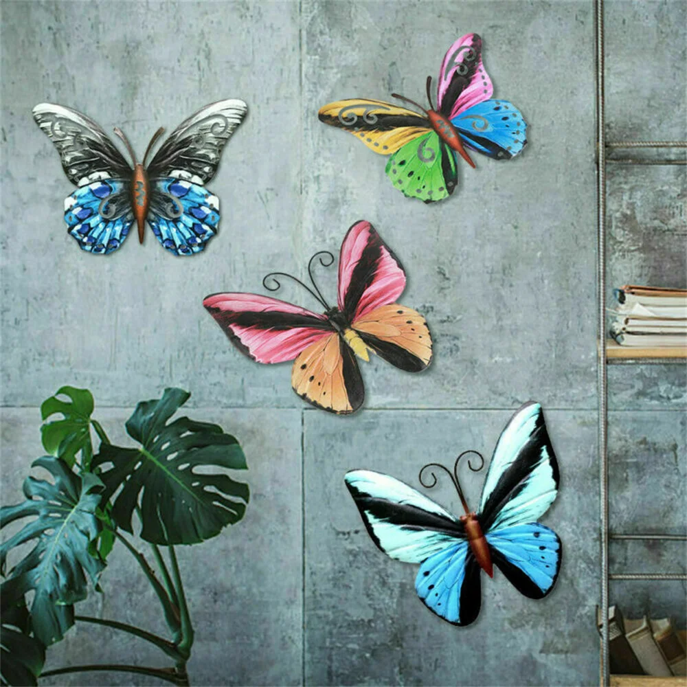 Metal Flower Wall Decor Art Sculpture Outdoor Hanging Ornament Aesthetic Home Garden Decoration Accessories metal flower wall decoration wall art decor