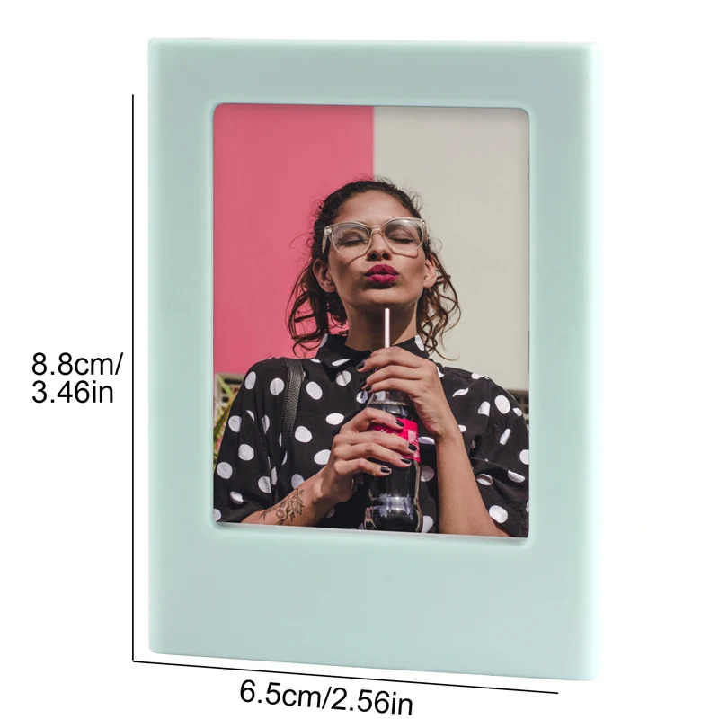 1pc Magnetic Frame 20-100 листов Fuji Fujifilm Instax Mini 9 пленочные фотобумаги с белыми краями 10-200 шт для мгновенной мини 8 7s 25 50s 9 90 камеры - Цвет: 1pc Magnetic Frame