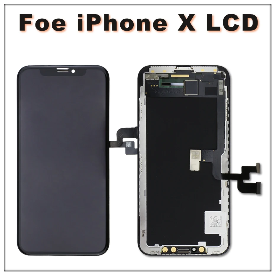 

5pcs/lot Digitizer +Touch Screen and LCD Display For iPhone X hard OLED replacement top quality
