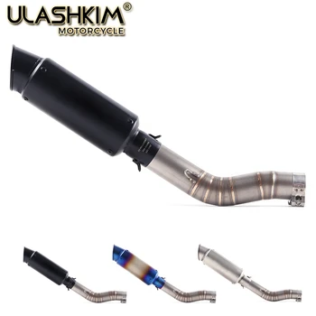 

Motorcycle Full System Exhaust Escape Middle Link Pipe Slip On For suzuki GSXR1000 GSX R1000 GSXR 1000 2003-2006 2003-2006