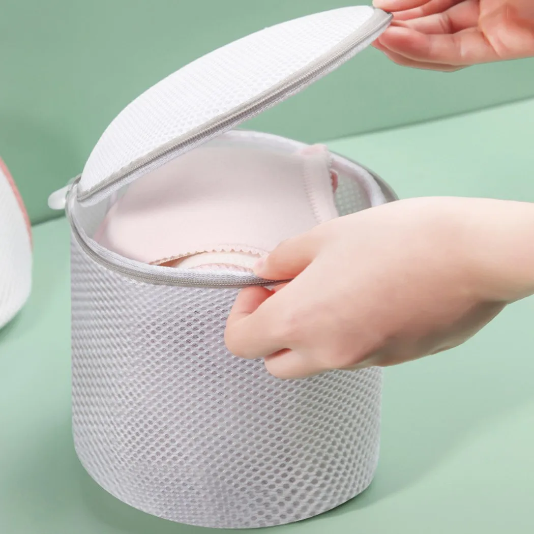 Bra Wash Laundry Bag Zip Net Mesh Sock Washing Machine Basket Lingerie Underwear Washing Machine Easy-to-use Thickened Protectiv