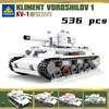 Ww2 Military Vehicles guided Tank missile Sets SWAT Army City Police T34 Germany UK US Building Blocks World War ii artillery 6