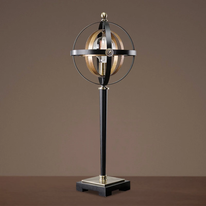 Tanie Nowoczesny naturalny marmur pionowy lampa stołowa w stylu europejskim salon