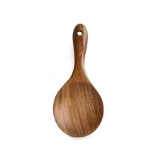 1 шт., инструмент для приготовления пищи, ложки из твердой древесины, кухонная утварь, лопаточка для шеф-повара, инструмент