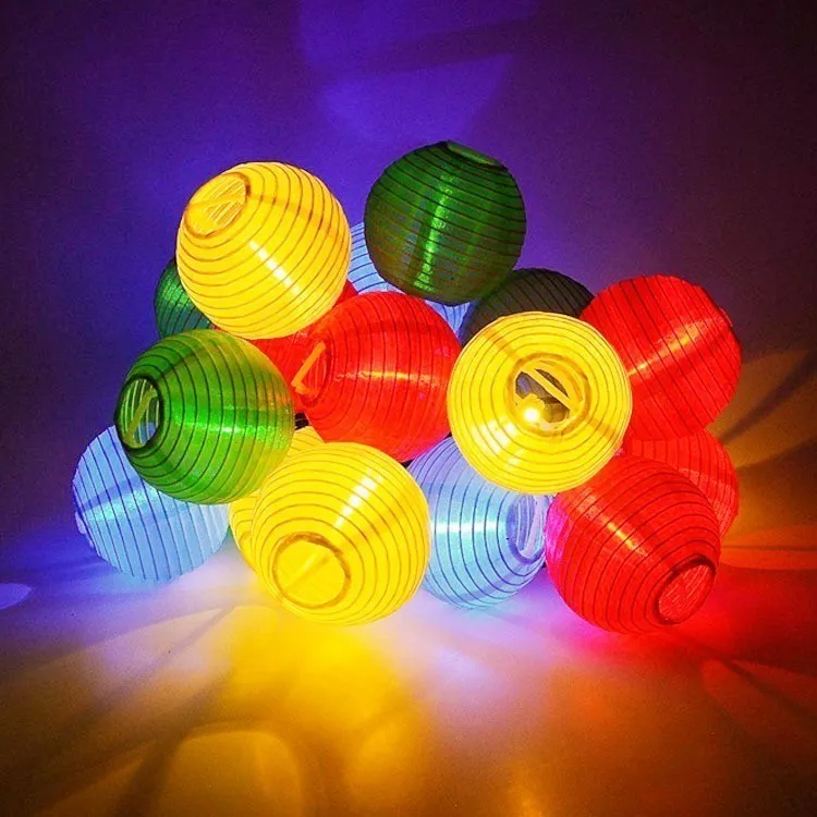 Binval Солнечный Фонари лампы праздничный сад Ball гирлянд 10/20/30LED патио вечерние