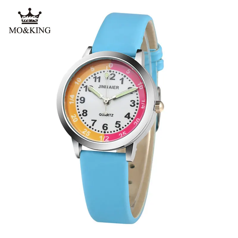Top Brand Cute Baby Unique Children's Boys Girls Kids Quartz Wrist Watch Number Clock Gifts Bracelet Synoked Relojes Watch 2
