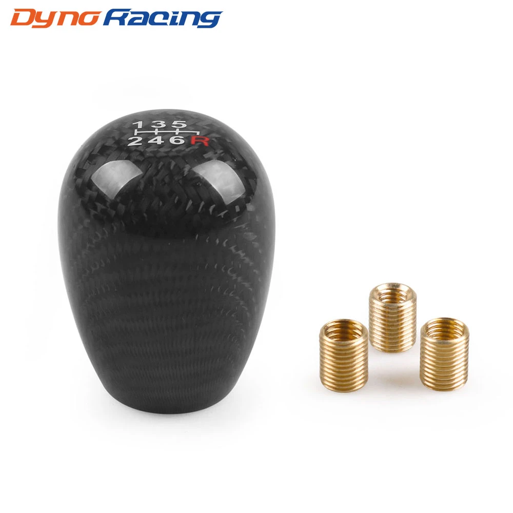 Racing Real Carbon Fiber Gear Shift Knob Manual 5 6 Speed Shift Knob
