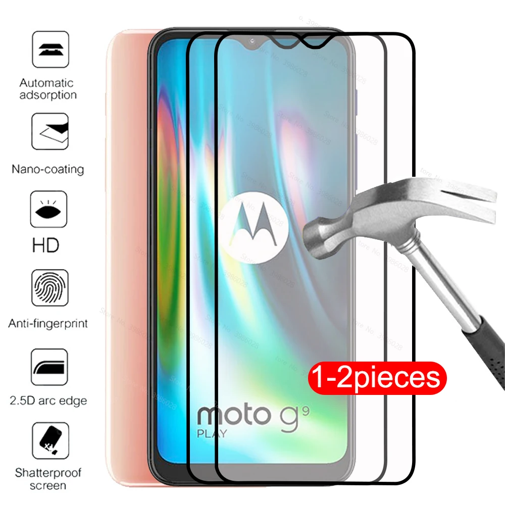 Для moto g 9 play glass 1-2 шт Защита экрана для motorola g9 motog9 g9play Защитная стеклянная защитная