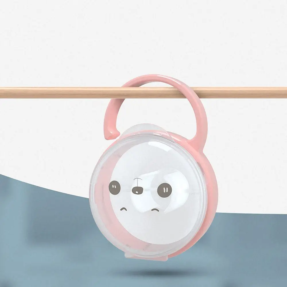 

1pc Portable Baby Pacifier Box Non-toxic Nipple Storage Case Cartoon Pacifier Container Cradle Transparent Infant Feeding Holder