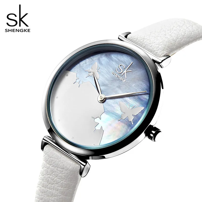 

Romantic Women's Watches Shengke Top Brand Luxury Women Watches Fashion Ladies SK Watch Women Clock Reloj Mujer Relogio Feminino