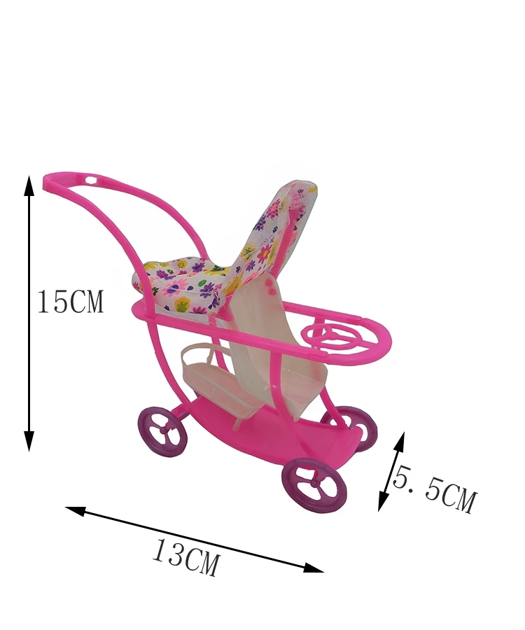 Poussette Pour Poupee Barbie Jouets Charriot Equipement De Nurserie Nouveaute Idees De Cadeau Aliexpress