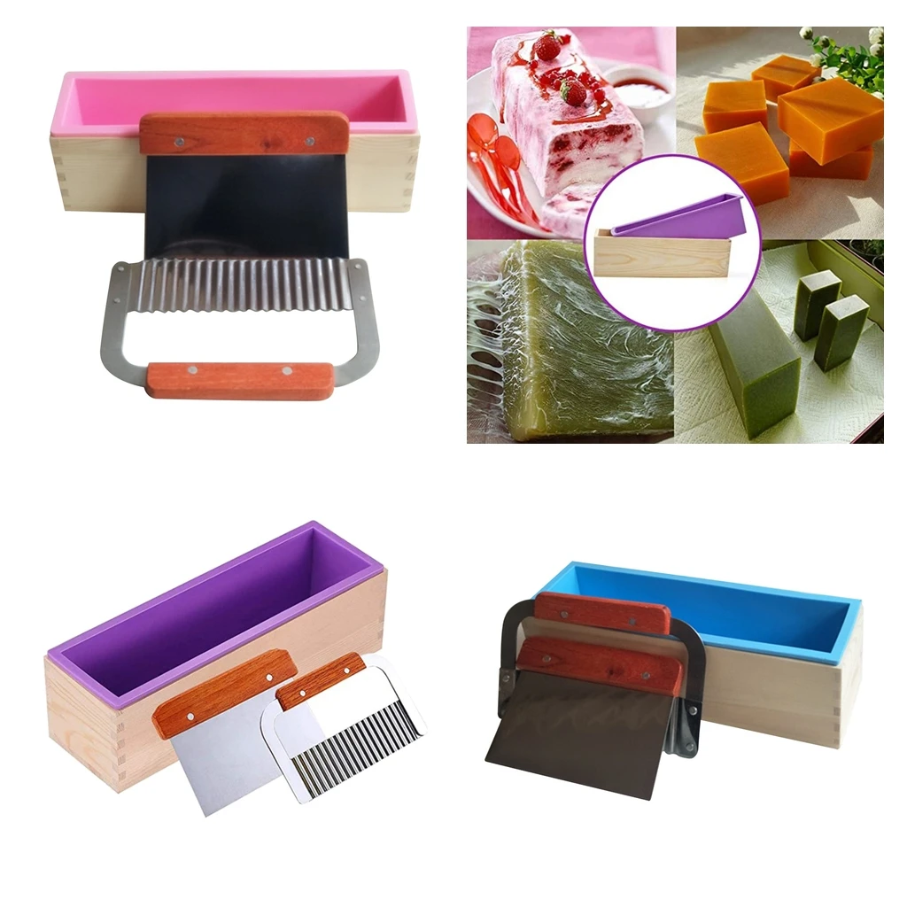 Silicone Soap Mould Rectangular Toast Loaf Mold Handmade Form Making Tool Supplies Wooden Box Cake Decorating Tools | Дом и сад