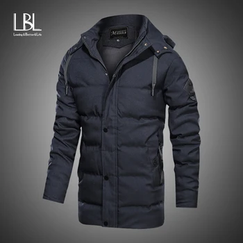 

Winter Jacket Men -20 Degree Thicken Warm Parkas Hooded Coat Fashion Fleece Man's Windproof Jackets Outwear Jaqueta Masculina