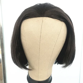 

Cute Japanese Synthetic Wigs 3/4 silk wigs Natural Color Wig for black women