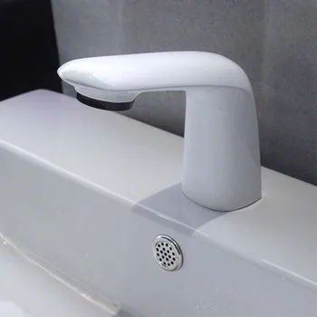 

Automatic Bathroom Infrared Sink Hands Touchless Free Faucet Sensor Tap Cold Water Saving Inductive Electric Basin Faucet Mixer