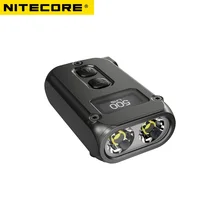 Nitecore tini2 500 lumens oled inteligente duplo-núcleo chave luz, tecnologia de sono apc, longa espera, usando usb tipo-c de carregamento