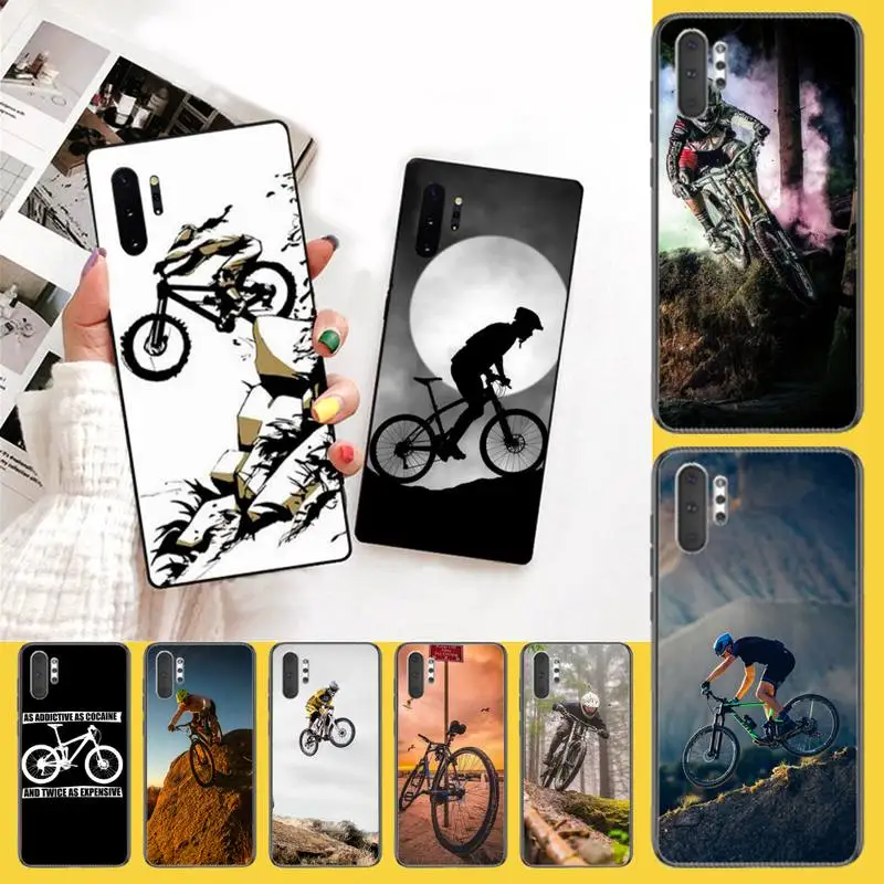 CUTEWANAN Amazing mountain bike Bicycle MTB Coque Shell Phone Case For Samsung Galaxy J7 J8 J6 Plus 2018 Prime Note 7 8 9 10 pro | Мобильные