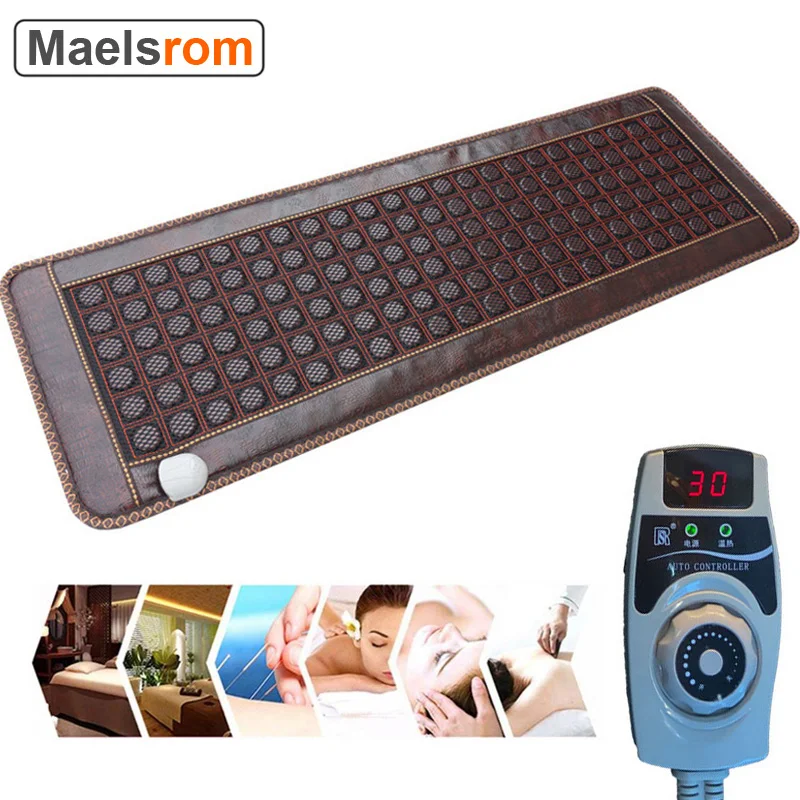 Темный нефрит камень наматрасник с массажная подушка турмалиновый инфракрасный