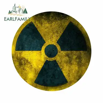 

EARLFAMILY 13cm for Nuclear Waste Science Cool Cool Gift Car Stickers and Decals Fashion Bumper JDM Vehicle Decoration