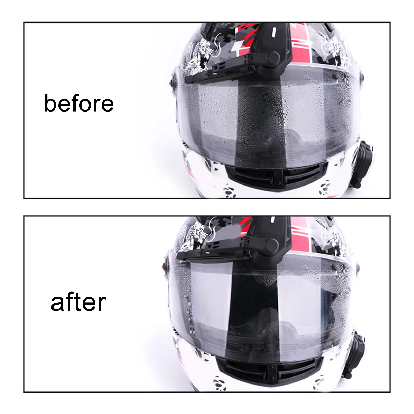 Universal Motorcycle Helmet Wiper 