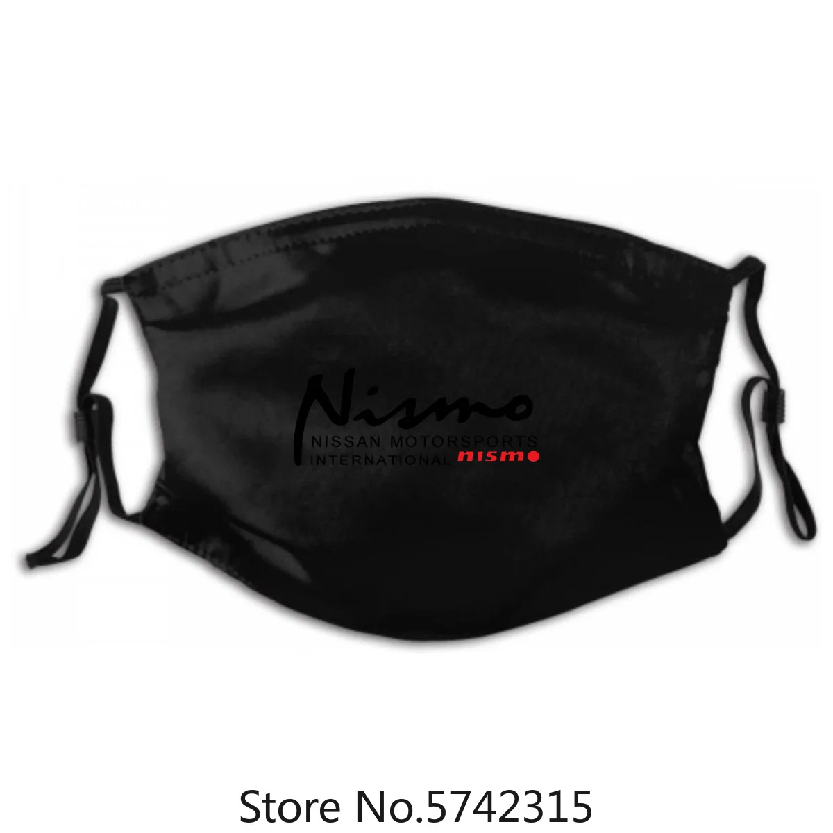 

White Washable Reusable Mask with PM2.5 Filters 5 Layers Nissan Nismo Mask Mens Motorsports International Auto Car Logo