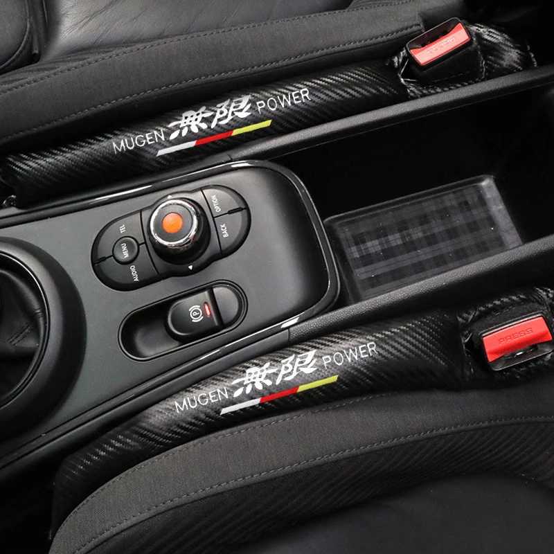 1 шт. защитная накладка на сиденье из углеродного волокна для Mugen Power Honda Civic Accord CRV