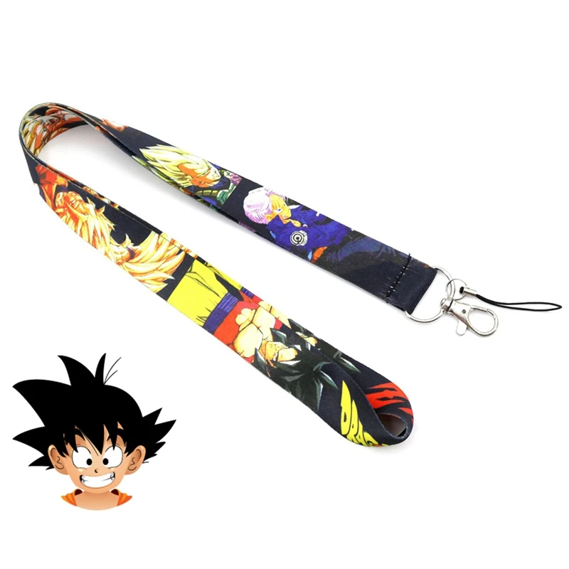 Ransitute мультфильм Dragon Ball Comic многофункциональный мобильный телефон ключевой ремень веревка шнурок Neckband декоративные для мобильного телефона ленты