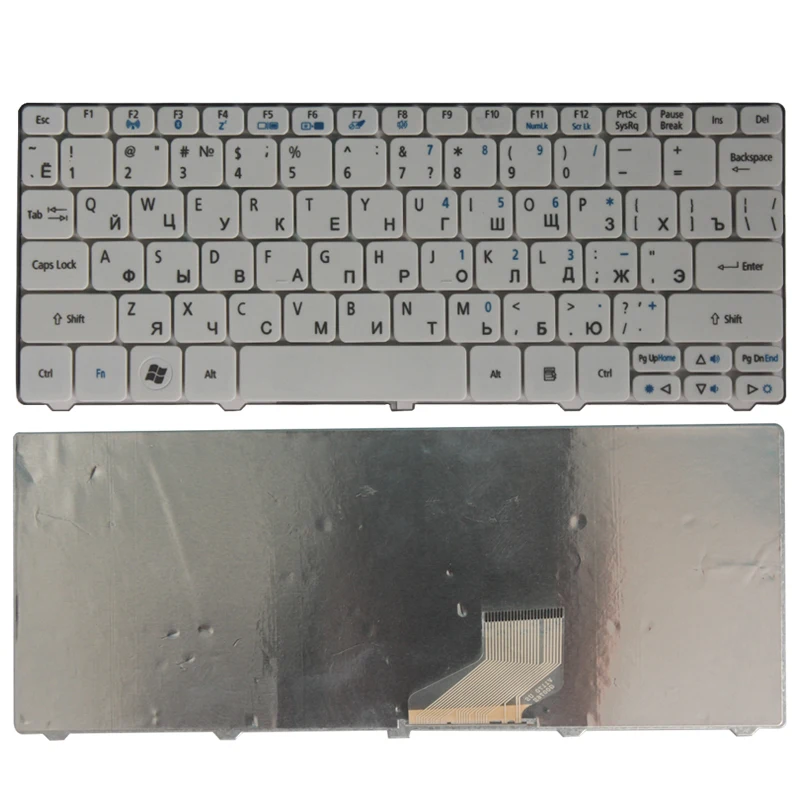New Laptop US Keyboard for Acer Aspire One D257 D-257 AOD257 NSK-AS01D White
