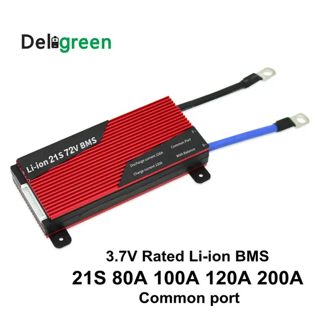 US $58.41 21S 80A 100A 120A 150A 200A 250A PCMPCBBMS 72V 18650 lithium 37V LiNCM battery pack for electric