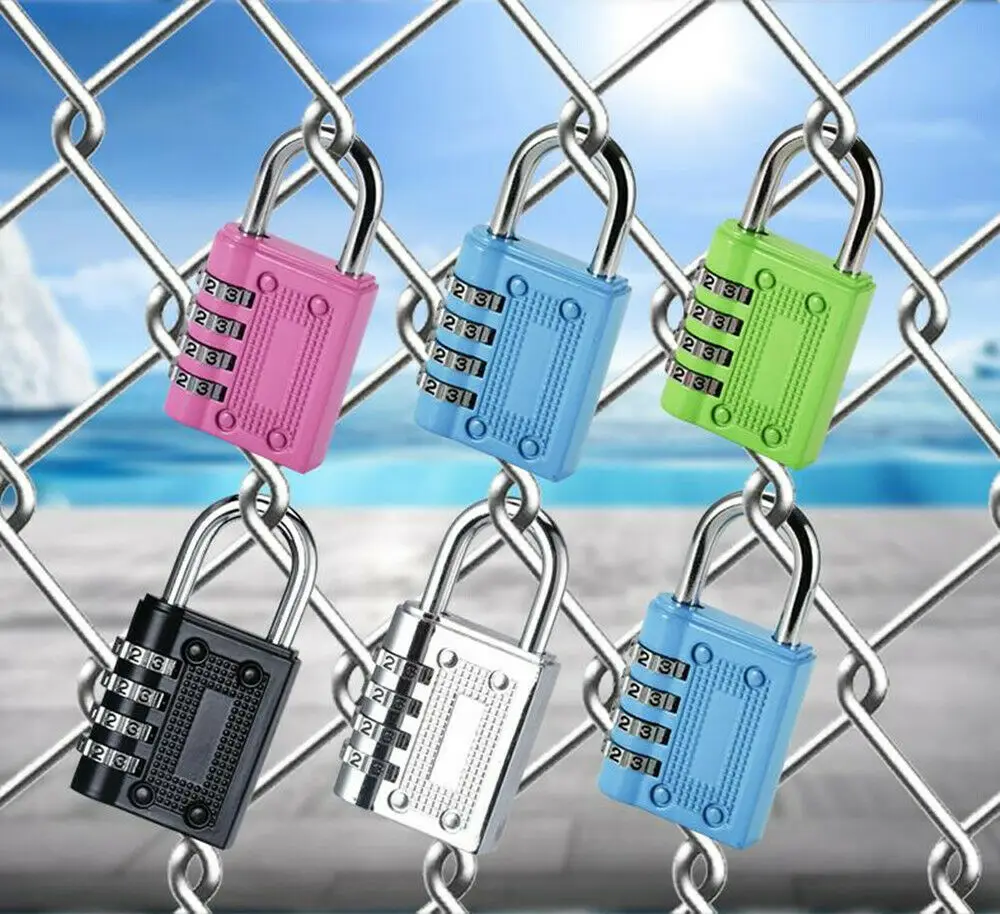 

Color Zinc Alloy Password Padlock 3 Digit or 4 Digit Combination Pad Lock