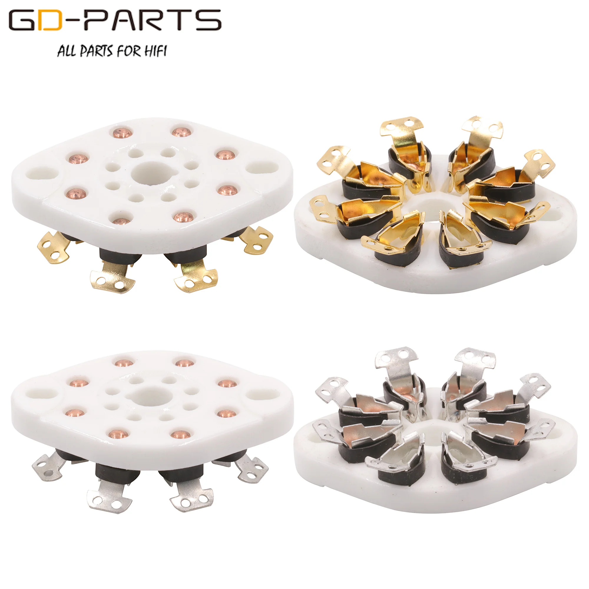 1 Pc 8Pin K8A Ottale Presa Tubo Per Kt88 El34 6Sn7 5Ar4 Gz34 5881 6V6 5U4G 6550 6J7 6Sj7 Vintage Pannello Montaggio Su Telaio