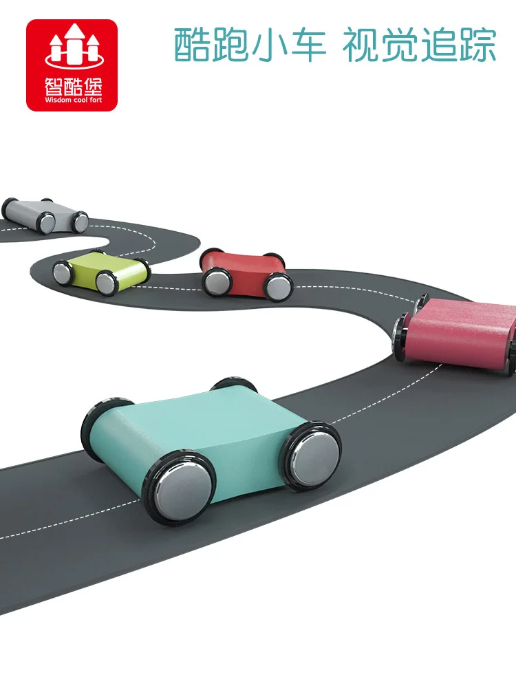 

Wood Six Rail CHILDREN'S Toy Car Racing Car Fun Boy Educational Baby Inertia Camera Track hua xiang che