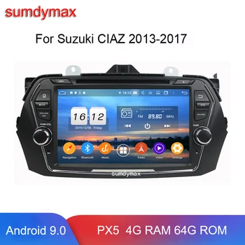 

octa core 4G RAM 64G ROM android 9.0 car dvd player for ciaz Alivio 2015-2019 car audio stereo gps glonass wifi headunit
