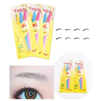 

3 pcs/Set Eyebrow Shaping Knife Kit Eyebrow Trimming Beauty Tool Eyebrow Facial Razor Precision Cover Multipurpose Tools