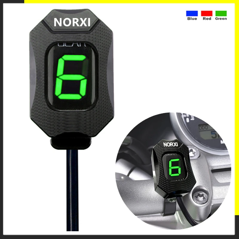 Gear Indicator For Kawasaki ER6N V650 Ninja 300 Z1000SX Moto Gear Display Ecu Direct Mount 6 Level Display Speedmeter|Instruments| - AliExpress
