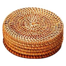 Подставка из ротанга подставка для напитков круглая подставка для напитков Набор для перелива 6 шт