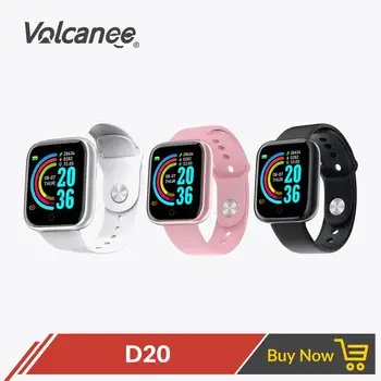 

D20 Smart Bracelet Watch Heart Rate Monitor Fitness Waterproof Sport Wristband Pedometer Fashion Women Men Watch