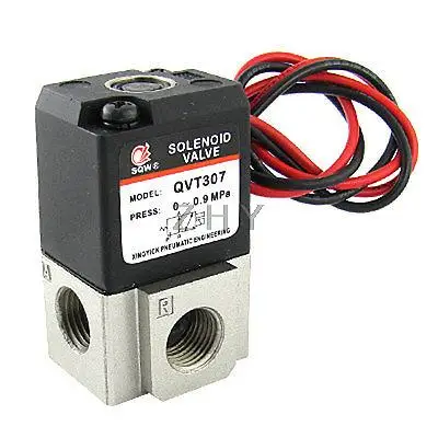 

DC 24V Three Way Two Position 1/4" NPT Solenoid Valve