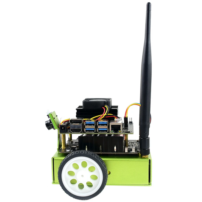 US $102.90 Jetson Nano JetBot AI kit Nvidia Official Recommend Smart Robot Kit for Jetson Nano B01 Developer Kit with Camera WiFi Bluetooth
