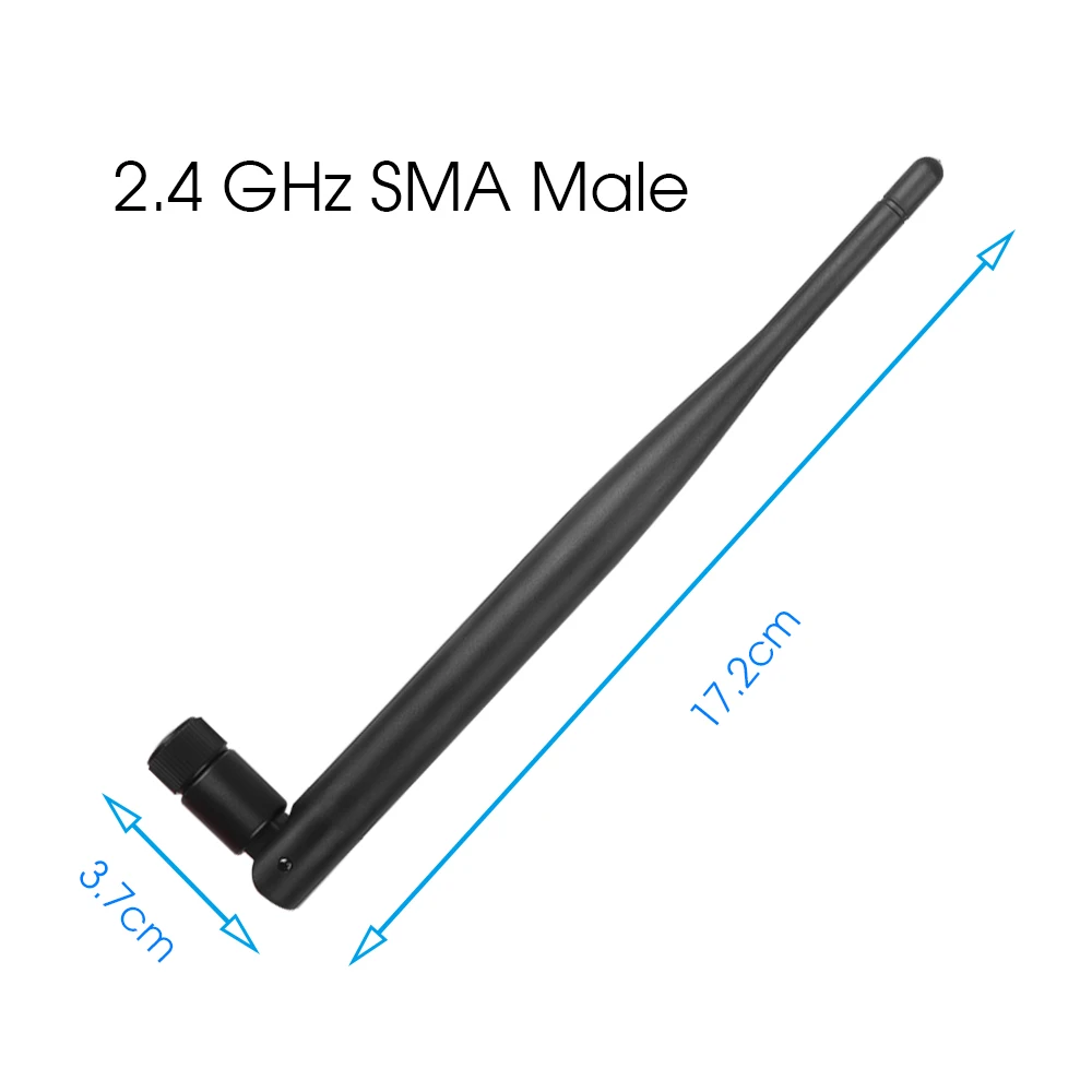 kebidumei 5dBi Aerial SMA Wireless Router WiFi Antenna 2.4GHz 802.11b/g For Mini PCI U.FL IPX to SMA Male Pigtail Cable — view 5