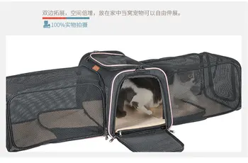

Pet Bag Outdoor Portable Pet Breathable Shoulder Bag Handbag Space Cats Dogs Backpack Folding Travel Shoulder Bag Cats Dogs