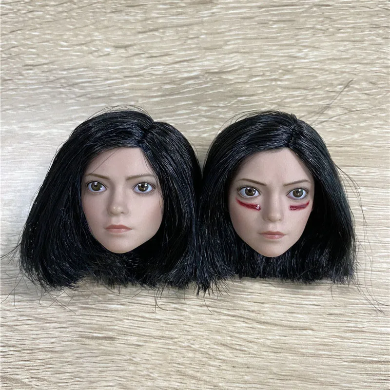 JXTOYS JX041 1/6 Alita Head Sculpt Fighting Angel Carving Model Fit 12 inch Female Soldier Action Figure In Stock | Игрушки и хобби