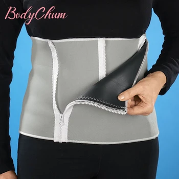 

Adjustable Slimming Waist Belt Burn Belly Fitness Body Fat Cellulite Burner Shaper Men 5 Zippers Wrap Modeling Strap Corsets
