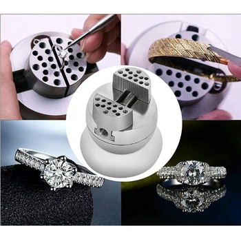 

360°Rotation Ball Vise Engraving Setting Tool Jewelry Engraving Block Setting R2LE