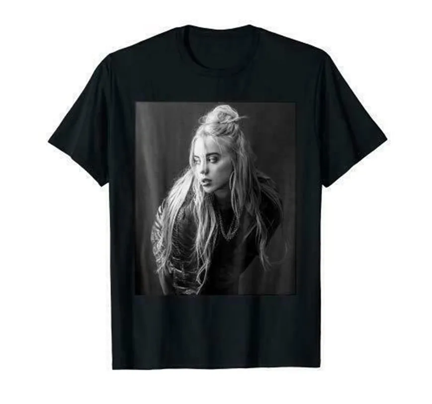 

Billie Eilish T Shirt Unisex Singer Billie Eilish Printing T-Shirt Cotton Summer High Quality Tee Shirt