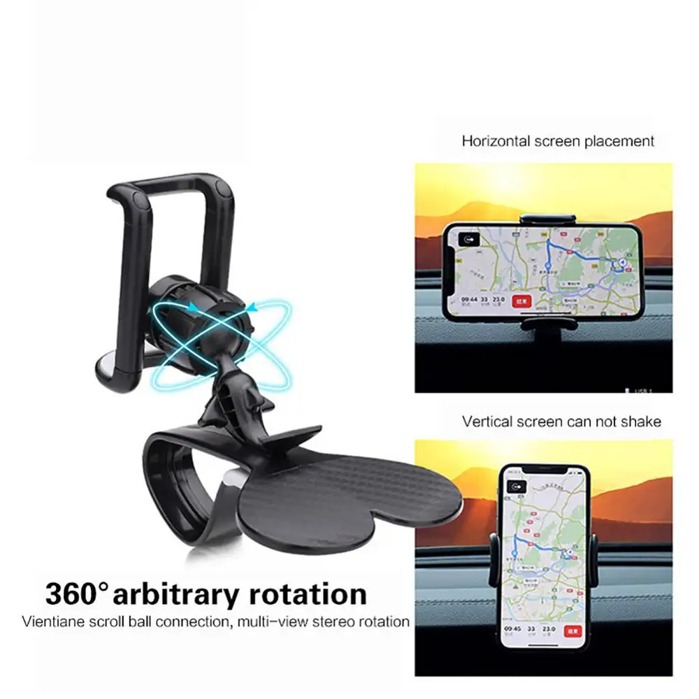 360 Универсальный Автомобильный держатель для телефона Подставка для вентиляционного отверстия держатель для телефона Поддержка 4-6 дюймов держатель подставка в автомобиль для iPhone 8/X