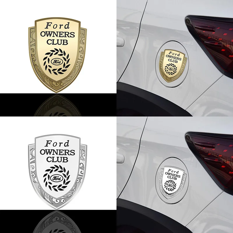 

1pcs 3D Metal Car Sticker Vehicle Rear Trunk Shield Badge Emblem Decal for Fords Focus 2 3 1 MK2 MK3 MK1 Fusion Car Accessories