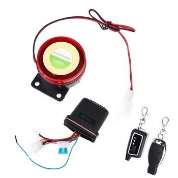 

Motorcycle Siren Anti-theft Security Remote Control Vibration Sensor Alarm MTF02 for Motorbike Scooter