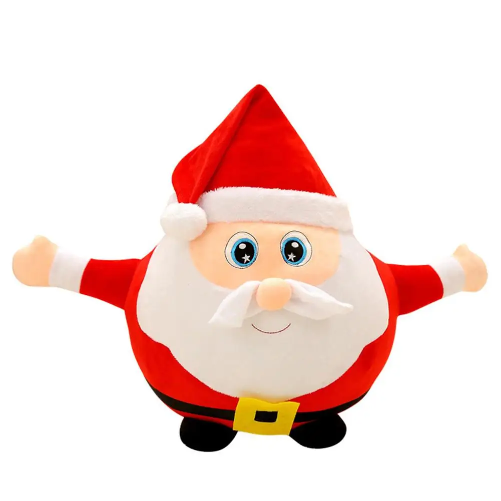 

Cute Elk Santa Claus Plush Doll with Music Light Xmas Home Decor Kids Toy Gift for Kids Baby Children Good Quality New
